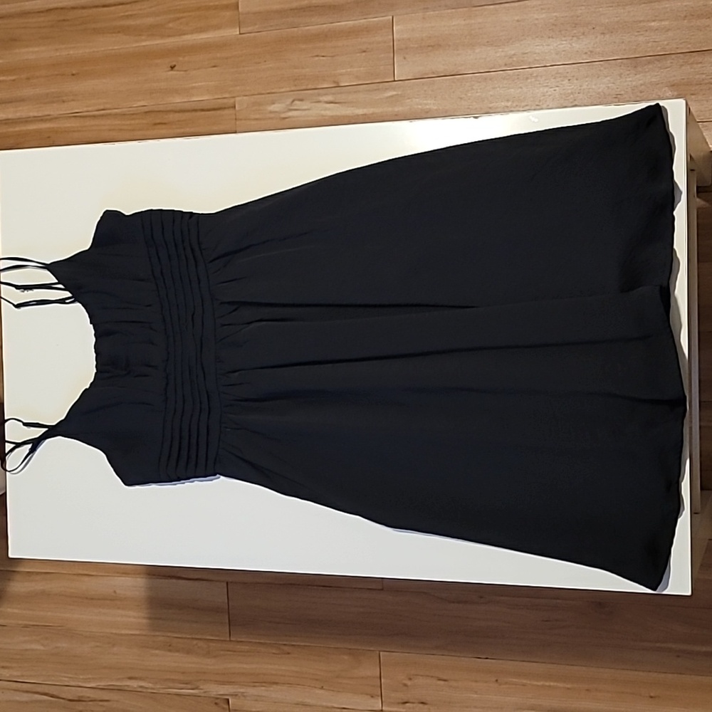 Black Dress with Adjustable Spaghetti Straps